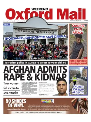Prima Pagina "Oxford Mail"