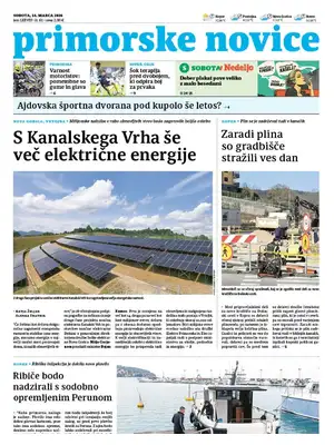 Prima Pagina "Primorske Novice"