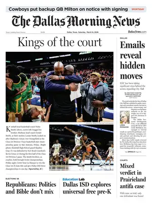 Prima Pagina "The Dallas Morning News"