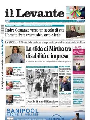 Prima Pagina "Il Levante"