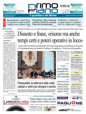 Prima Pagina "Primo Piano Molise"