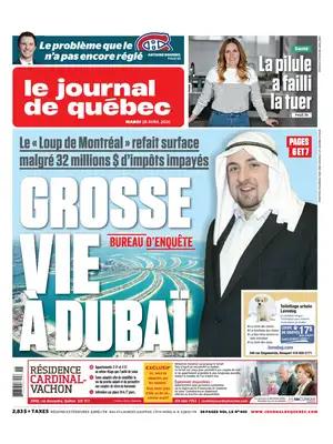 Prima Pagina "Le Journal de Québec"