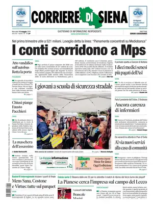 Prima Pagina "Corriere di Siena"