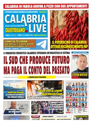 Prima Pagina "Calabria Live"