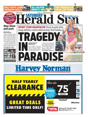 Prima Pagina "Herald Sun"