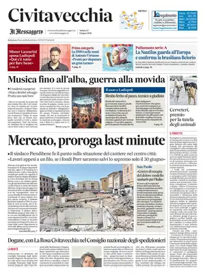 Prima Pagina "Il Messaggero | Civitavecchia"