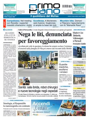 Prima Pagina "Primo Piano Molise"