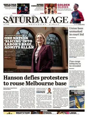 Prima Pagina "The Age"