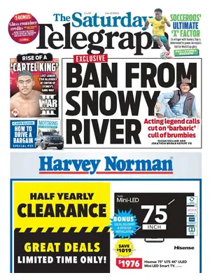 Prima Pagina "The Daily Telegraph | Sydney"