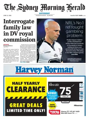 Prima Pagina "The Sydney Morning Herald"