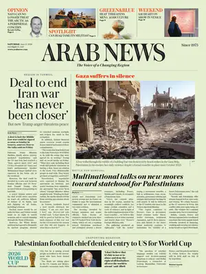 Prima Pagina "Arab News"
