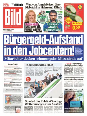 Prima Pagina "Bild"