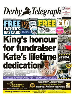 Prima Pagina "Derby Telegraph"