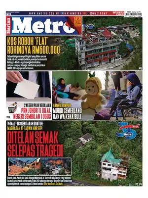 Prima Pagina "Harian Metro"