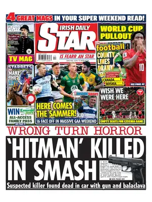 Prima Pagina "Irish Daily Star"