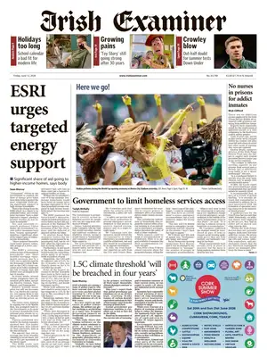 Prima Pagina "Irish Examiner"