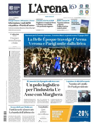 Prima Pagina "L'Arena | Verona"