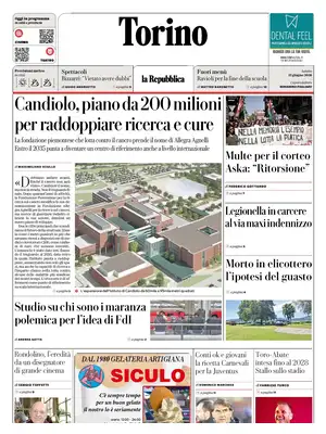 Prima Pagina "La Repubblica | Torino"