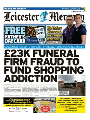 Prima Pagina "Leicester Mercury"