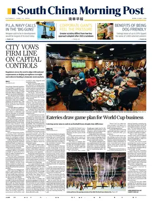 Prima Pagina "South China Morning Post"