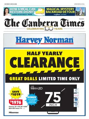 Prima Pagina "The Canberra Times"
