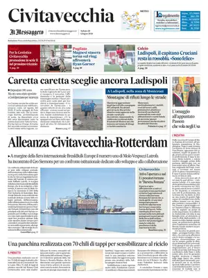 Prima Pagina "Il Messaggero | Civitavecchia"