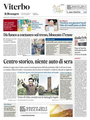Prima Pagina "Il Messaggero | Viterbo"