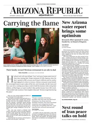 Prima Pagina "The Arizona Republic"