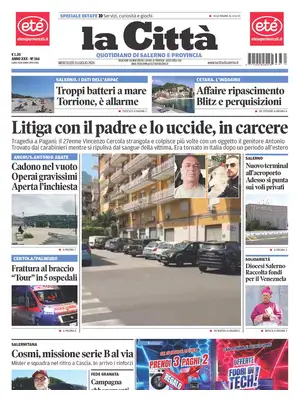 Prima Pagina "La Città | Salerno"
