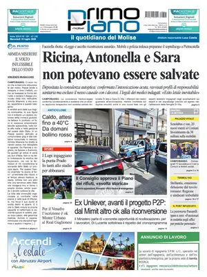Prima Pagina "Primo Piano Molise"