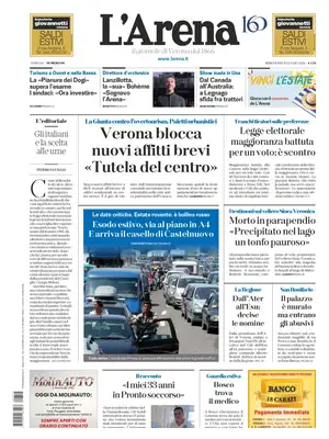 Prima Pagina "L'Arena | Verona"