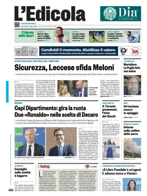 Prima Pagina "L'Edicola | Bari"
