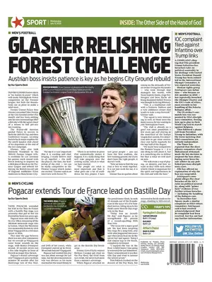 Prima Pagina "Morning Star Sport"