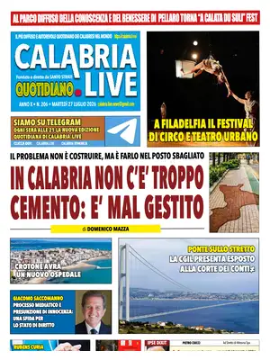Prima Pagina "Calabria Live"