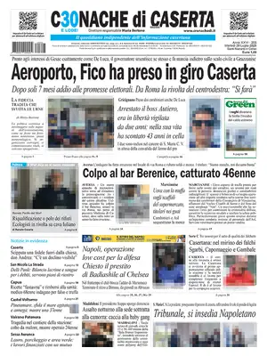 Prima Pagina "Cronache di Caserta"