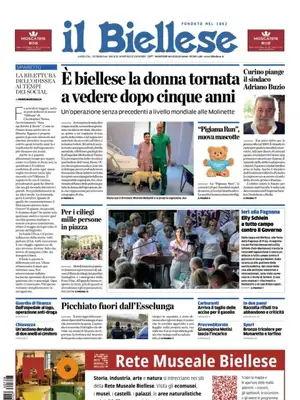 Prima Pagina "Il Biellese"