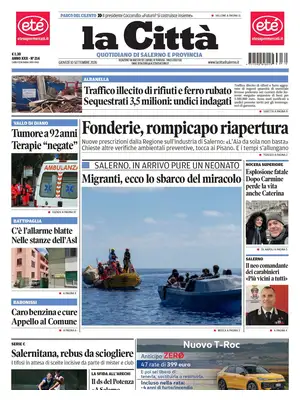 Prima Pagina "La Città | Salerno"