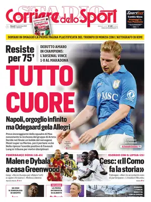 Prima Pagina "Corriere dello Sport | Campania"