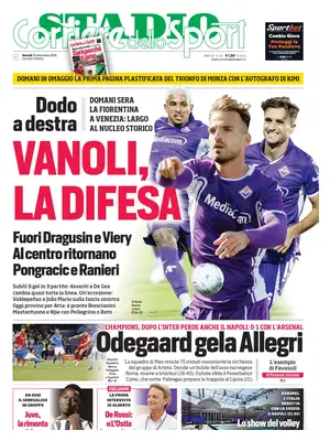 Prima Pagina "Corriere dello Sport | Firenze"