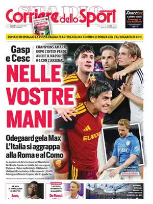 Prima Pagina "Corriere dello Sport | Lombardia"