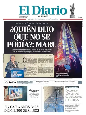 Prima Pagina "El Diario de Juárez"