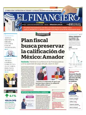 Prima Pagina "El Financiero"