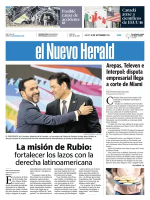 Prima Pagina "El Nuevo Herald"