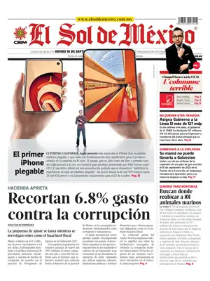 Prima Pagina "El Sol de México"