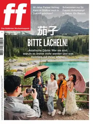 Prima Pagina "ff – Das Südtiroler Wochenmagazin"