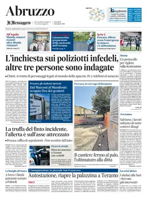 Prima Pagina "Il Messaggero | Abruzzo"