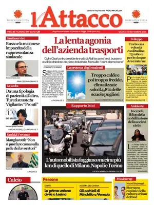 Prima Pagina "L'Attacco | Foggia"