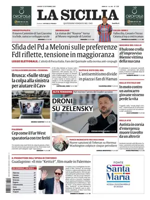 Prima Pagina "La Sicilia"
