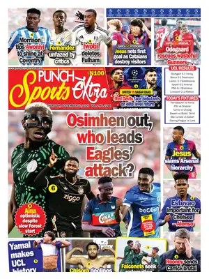 Prima Pagina "Punch Sports Extra"