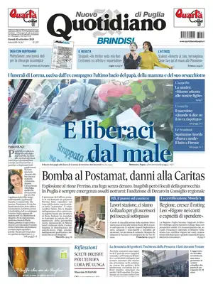 Prima Pagina "Nuovo Quotidiano di Puglia | Brindisi"